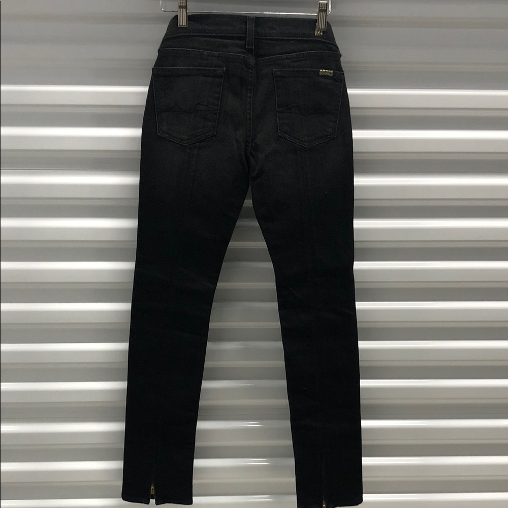 NWT 7 For All Mankind Women Dark Skinny Jeans - Picture 6 of 6